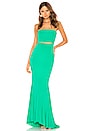 view 1 of 3 Pryce Gown in Green