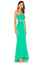 view 2 of 3 Pryce Gown in Green