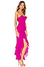view 2 of 3 Melissa Gown in Magenta