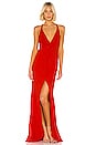 view 1 of 3 Xael Gown in Red