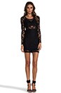 view 2 of 6 Bad Girl Mini Dress in Black Lace