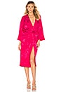 view 1 of 5 Bali Kimono Dress in Hot Pink