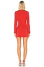 view 3 of 3 Quinton Blazer Dress in Coral Red