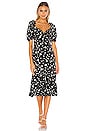 view 1 of 4 VESTIDO DENNIS in Black Polka Dot