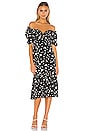view 2 of 4 VESTIDO DENNIS in Black Polka Dot