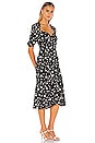 view 3 of 4 VESTIDO DENNIS in Black Polka Dot