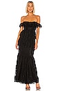 view 1 of 4 Nicole Lace Gown in Black