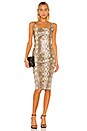 view 1 of 3 Easton Midi Dress in Snake Skin