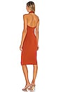 view 3 of 3 Oritz Midi Dress in Burnt Orange