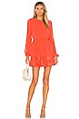 view 2 of 4 Allister Dress in Coral Red