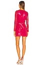 view 3 of 3 Brigid Mini Dress in Magenta Pink