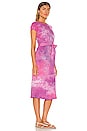 view 2 of 3 Brooklyn Midi Dress in Pink Tie Dye
