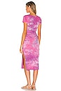view 3 of 3 Brooklyn Midi Dress in Pink Tie Dye