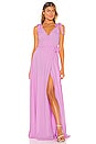 view 1 of 3 Serena Gown in Lilac Purple