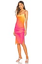 view 1 of 3 Horn Midi Dress in Sunset Ombre