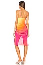 view 3 of 3 Horn Midi Dress in Sunset Ombre