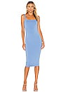 view 1 of 3 Donatella Midi Dress in Canary Blue