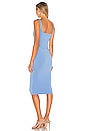 view 3 of 3 Donatella Midi Dress in Canary Blue