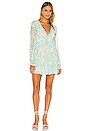 view 1 of 3 Kaitlin Mini Dress in Mint Floral