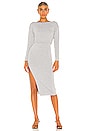 view 1 of 3 Lalli Midi Dress in Heather Grey
