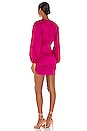 view 3 of 3 Lorenza Mini Dress in Magenta Pink