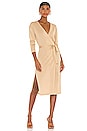 view 4 of 5 Azita Wrap Dress in Gold