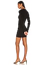 view 3 of 3 Jordane Button Front Dress in Black