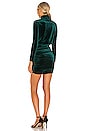 view 3 of 3 ROBE COURTE IVANA in Emerald Green