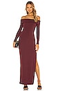 view 1 of 3 Royale Maxi Dress in Burgundy