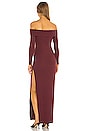 view 3 of 3 Royale Maxi Dress in Burgundy