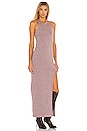 view 3 of 4 Savannah Dress in Heather Mauve