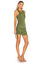 view 2 of 3 Juliet Mini Dress in Marled Olive Green