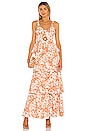 view 1 of 3 Corey Maxi Dress in Caramel Brown Floral
