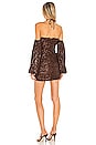 view 3 of 4 Amber Sequin Mini Dress in Cappuccino