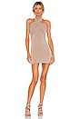 view 1 of 3 Kelly Mini Dress in Taupe Brown