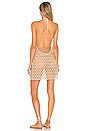 view 3 of 3 Genesis Mini Dress in Sandstone