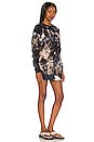view 2 of 3 Emily Sweatshirt Dress in Blue Tie Dye