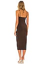 view 3 of 3 Fiona Midi Dress in Espresso Brown