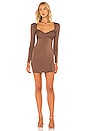 view 1 of 3 Mikka Mini Dress in Brown