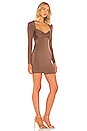 view 2 of 3 Mikka Mini Dress in Brown