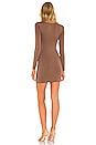 view 3 of 3 Mikka Mini Dress in Brown