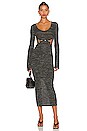 view 1 of 3 Jordy Midi Dress in Heather Charcoal