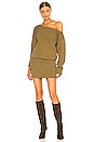 view 1 of 3 Madison Sweatshirt Dress in Army Green