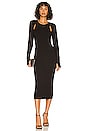 view 1 of 3 Alodie Midi Dress in Black