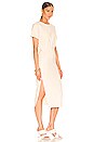 view 2 of 3 Easy Ruched Midi Dress in Ivory