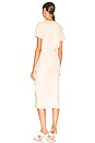 view 3 of 3 Easy Ruched Midi Dress in Ivory