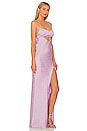 view 2 of 3 Evelyn Gown in Lilac Purple