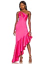 view 1 of 3 Heidi Gown in Berry Pink