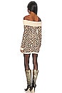 view 3 of 3 Francine Leopard Mini Dress in Camel Multi