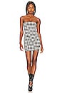 view 1 of 4 Griffith Mini Dress in Black & White